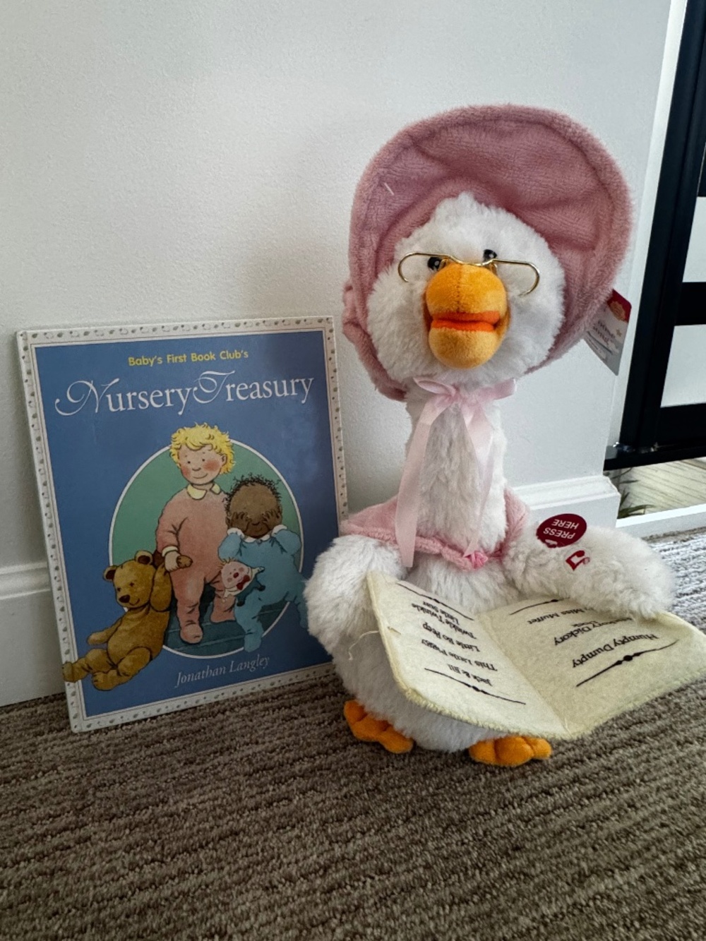 Mother Goose Bundle | Read-A-Long Goose & Nursery Rhyme Book!